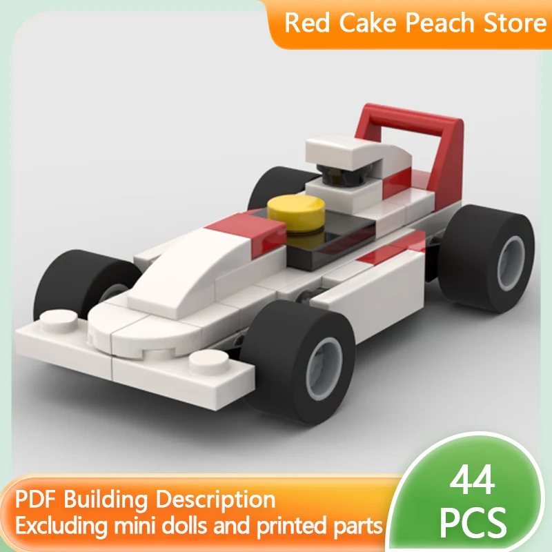 

Speed Racing Car Model MOC Building Bricks MP4/6 Formula Racing Car Modular Technology Children Holiday Gifts Assemble Toys Suit