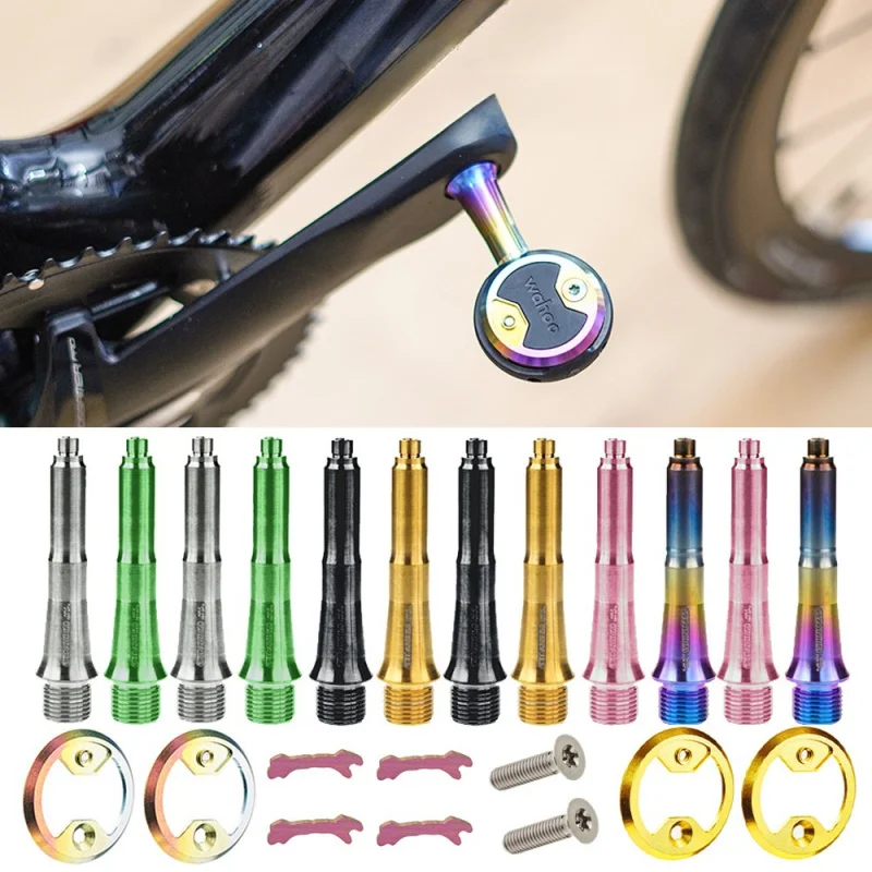 Für Wahoo SpeedplayLollipop Lock-Pedal-Achsen aus Titanlegierung TC11, ultraleichte Titanachsen-Zubehörteile, für Fahrradteile und Komponenten.