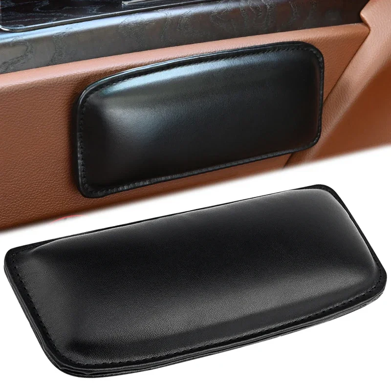 

Universal Car Leather Knee Pad Interior Pillow Comfortable Elastic Cushion Memory Foam Leg Pad Thigh Car Interior Accessories