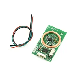 1pcs RFID Reader Wireless Module UART 3Pin 125KHz Card Reading EM4100 8CM DC 5V for arduino IC Card PCB Attenna Sensor Kits