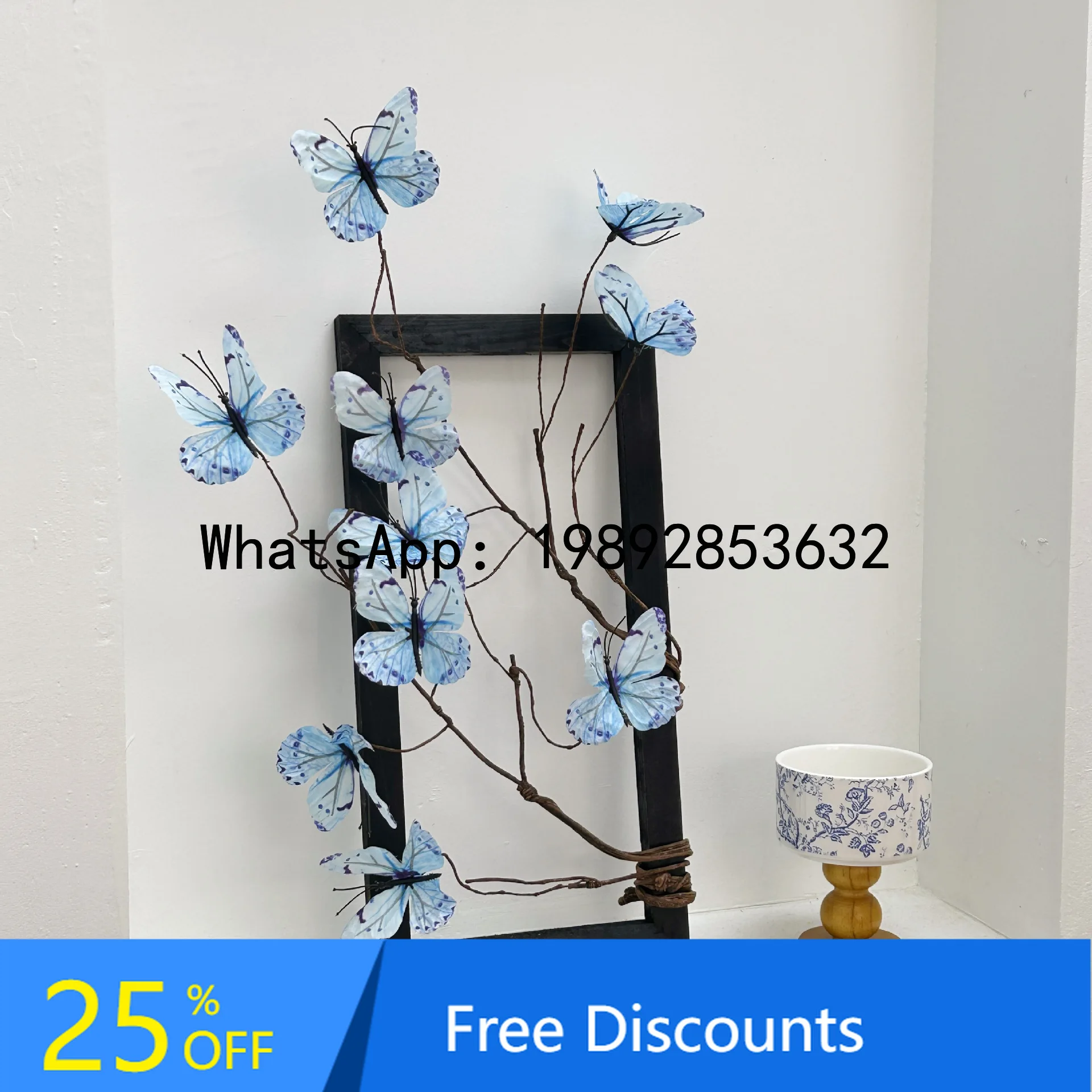 ZK Background Live Streaming Desktop Artificial Flower Background Wall Decoration Living Room Decoration