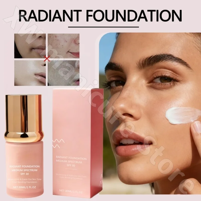 

Прозрачная и натуральная защитная жидкая основа Легкая и совместимая матовая увлажняющая и осветляющая ежедневная основа для ухода за кожей 30 мл