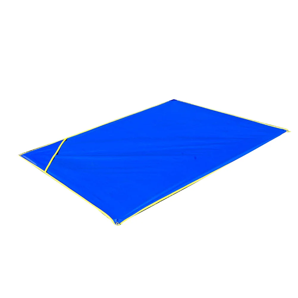 

Dark Blue Waterproof Oxford Fabric Ground Mat Portable Picnic Blanket Camping Mat Foldable Lightweight Easy Carry