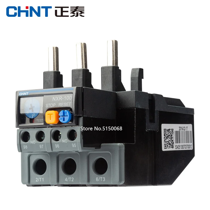 

Реле CHINT NXR-100 30A-40A 37A-50A 48A-65A 63A-80A 80A-100A, термореле перегрузки для контактора переменного тока серии NXC