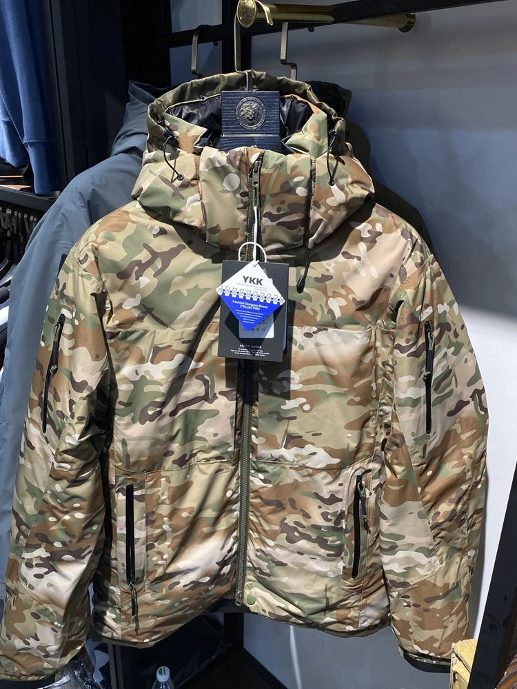 

Outdoor Luxury Lightweight White Duck down Jacket Windproof Waterproof Warm Fashionable Youth Urban Style Thickened Coat