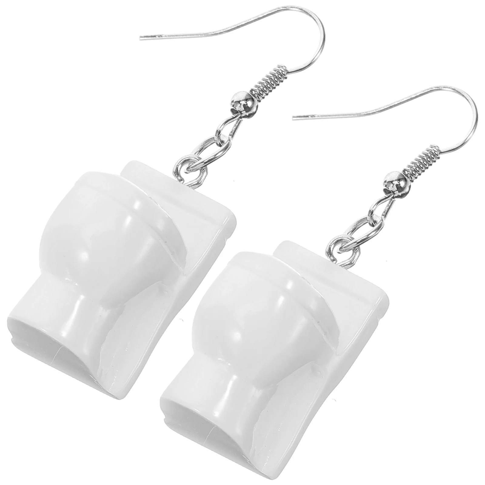 

1 Pair Creative Toilet-Shaped Dangle Earrings For Women Unique Cute Funny Novelty Ear Charm Party Daily Wear Cool Kawaii