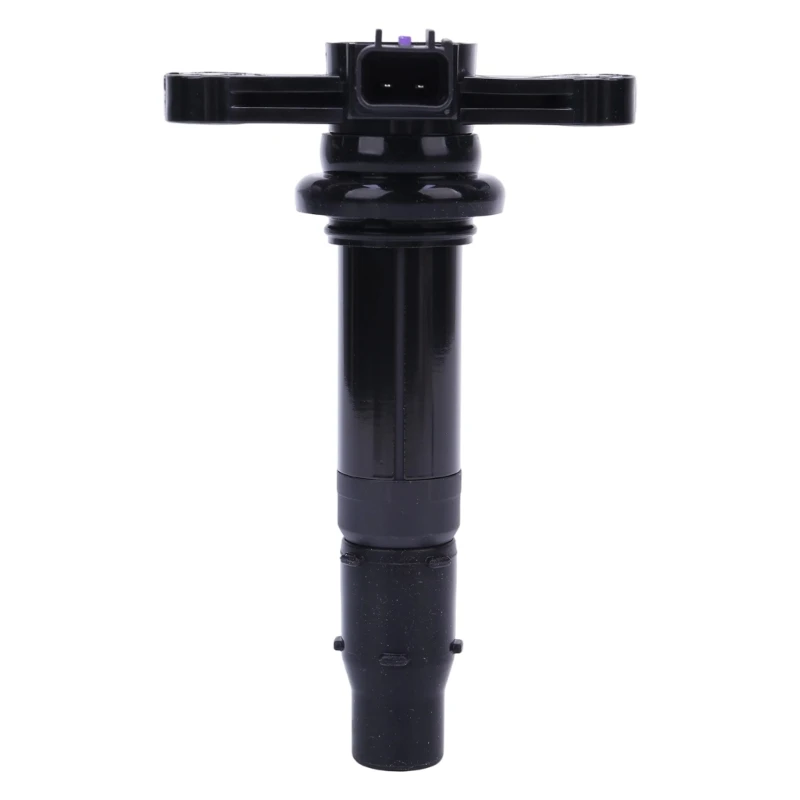Black Motorcycle Ignition Coil 2HC-82310-00, Elongated Electrical Component for Replacing a Worn or Damaged Part During System