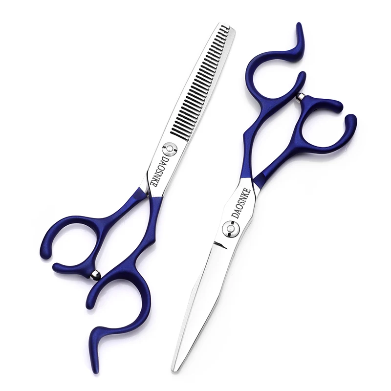 Daosnke 6.Inch Hair Cutting Scissors Hairdressing Scissors Straight Thinning Scissors Barber Supplies Kit Salon Tools