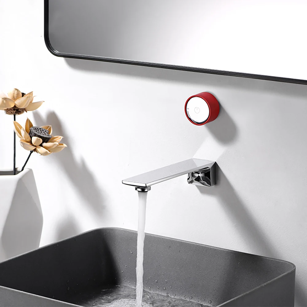 

2025 New Beautiful Bathroom Faucet Brass Wall Mounted Home Faucet Available in Multiple Colors