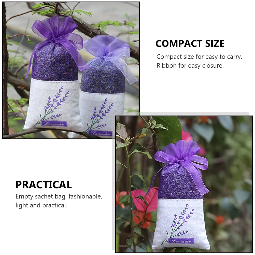 24 PCS Sachet Bag Packaging Bags Home Use Fragrance Air Freshener Lavender Pouches Yarn Mother Portable