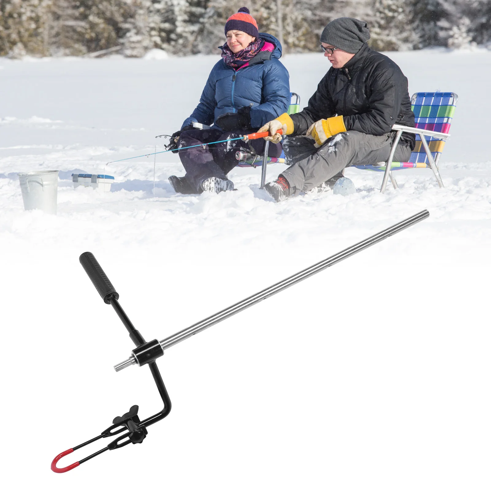 

Удлинитель ледяного шнека Удлинитель шнека для льда Удлинитель шнека из ледяной стали 70 см Инструмент для сверления льда для рыбалки Удлинитель ледяного шнека на открытом воздухе