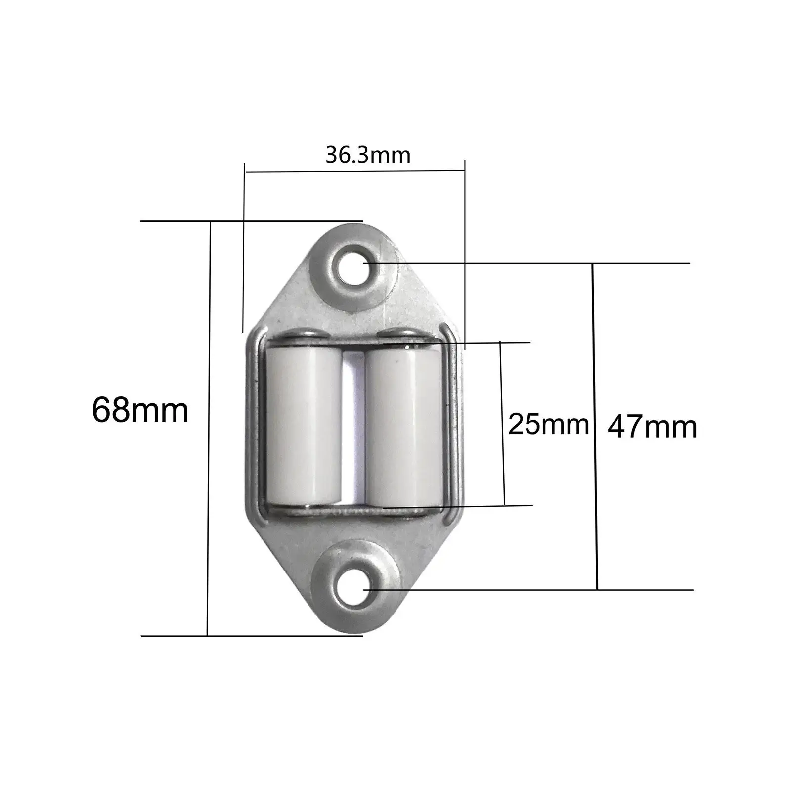 Quality Roller Shutter Curtain Tape Guide Aluminum Alloy Accessory for Double Roller Blinds Parts Manual Roller