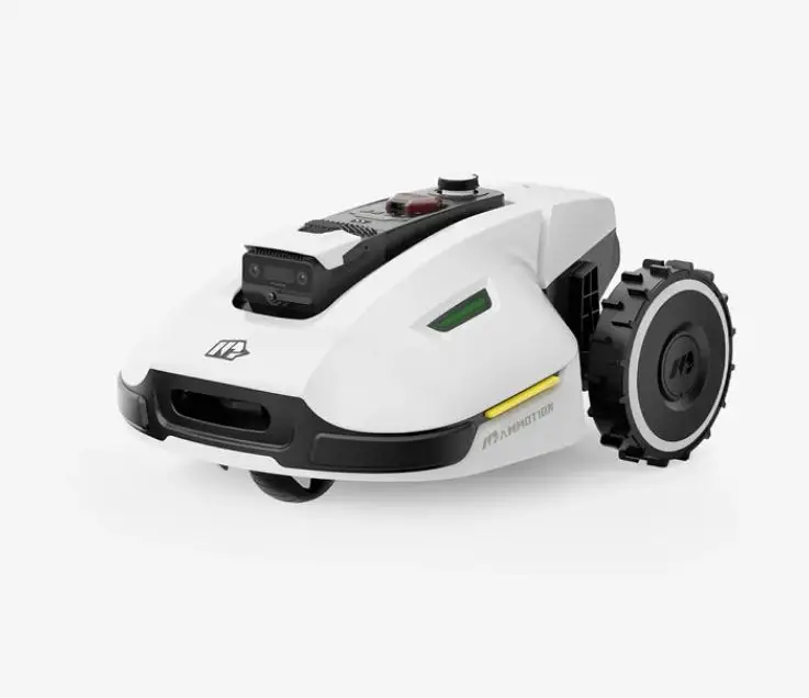 جديد أصيل!! ماموشن يوكا إس 3000 (3000 ㎡ ) هو أحدث جزازة آلية لكنس العشب ذاتية الفراغ 2 في 1 خالية من الأسلاك