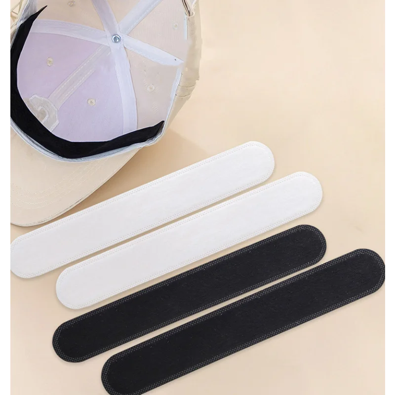 10 szt. Czapka niewidoczne wkładki pochłaniające pot rozmiar kapelusza letnia czapka z daszkiem koszula jednorazowa antybrudna chłonna naklejka