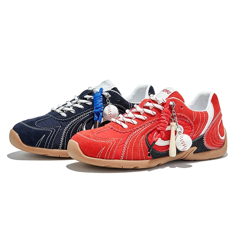 

Women's Sneakers Shoes 2025 New Non-slip Casual German Training Shoes For Women Large Size Color Matching Flat Female Shoes