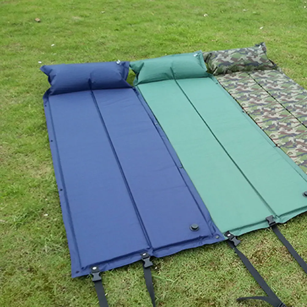 

Inflatable Camping Pad Premium Wear-Resistant Sleeping Mat Portable Convenient Sleep Accessory for Outdoor Hiking Travel