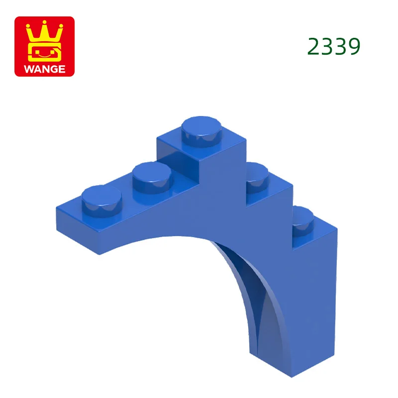 Wange 2339 100g/43 stuks Boog 1 X 5 X4-Continu Boog Bulk Kleine Bouwstenen Assemblage Compatibele DIY Speelgoed Onderdelen Cadeaubox