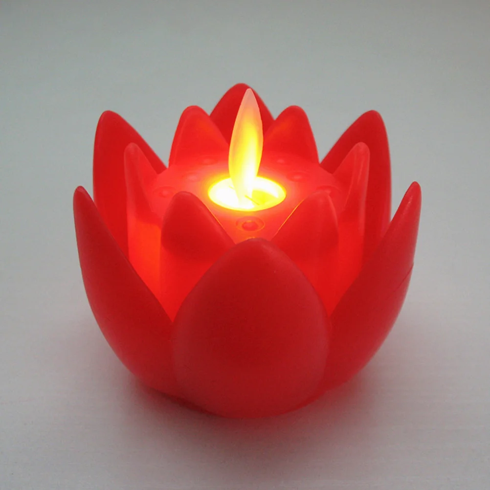 

Simulation Large LED Pool Light Lamp Lights Lotus Candles Fake Pond Flower Blessing Child