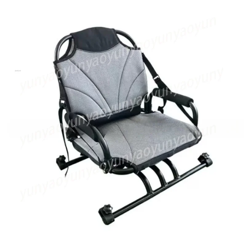 Beach Chair Kayak Backrest 360 Degrees Rotatable SUP Paddle Board Kayak Assault Boat Aluminum Seat