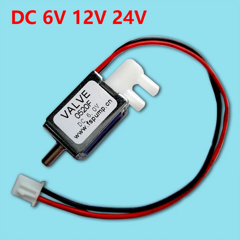 DC 6V 12V 24V Two-position There-way Mini Tiny Electric Solenoid Valve  Air Valve Gas Valve Vent valve