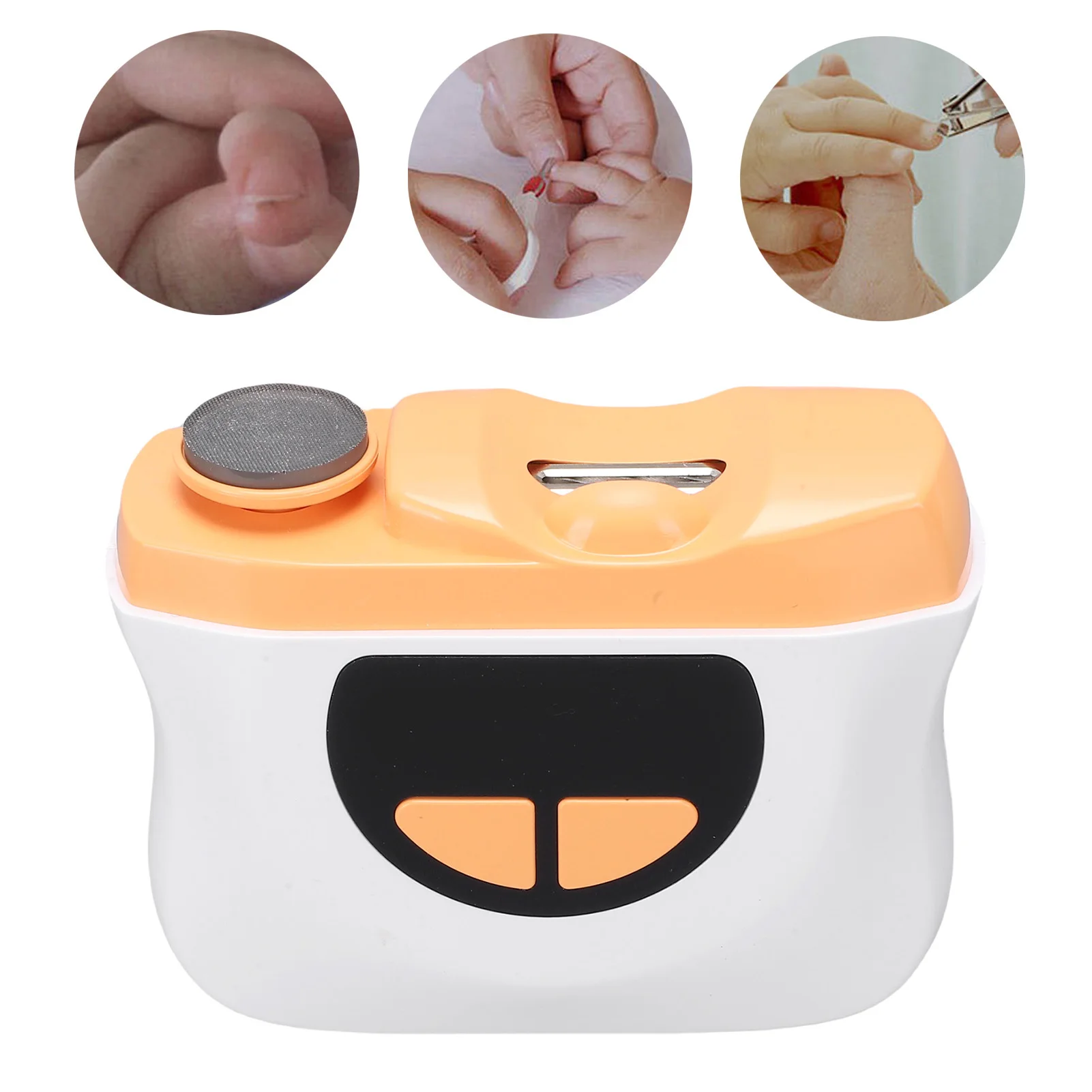 

Electric Nail Clippers Automatic Anicure Trimmer With Light Adult Baby Fingernail Toe Scissors Pedicure Polishing Nails Cutter