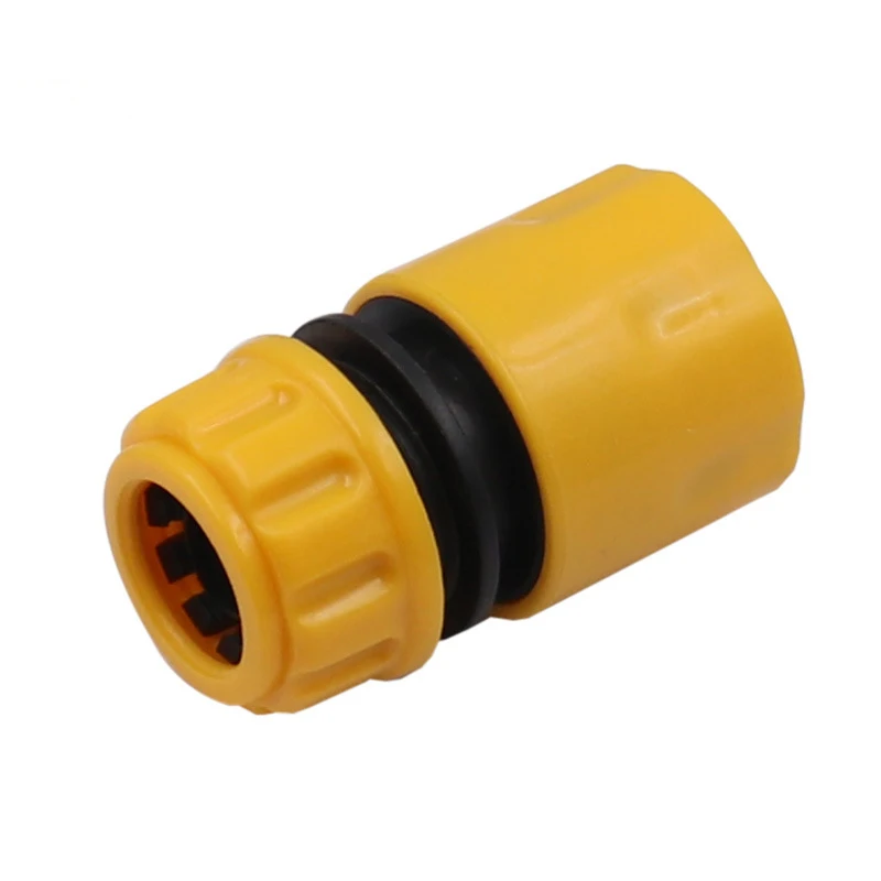 5Piece 1/2 Inch Garden Hose Quick Connector 12-16mm Pipe Reducing Connector Stop Water Joint Irrigation System PVC Adapter