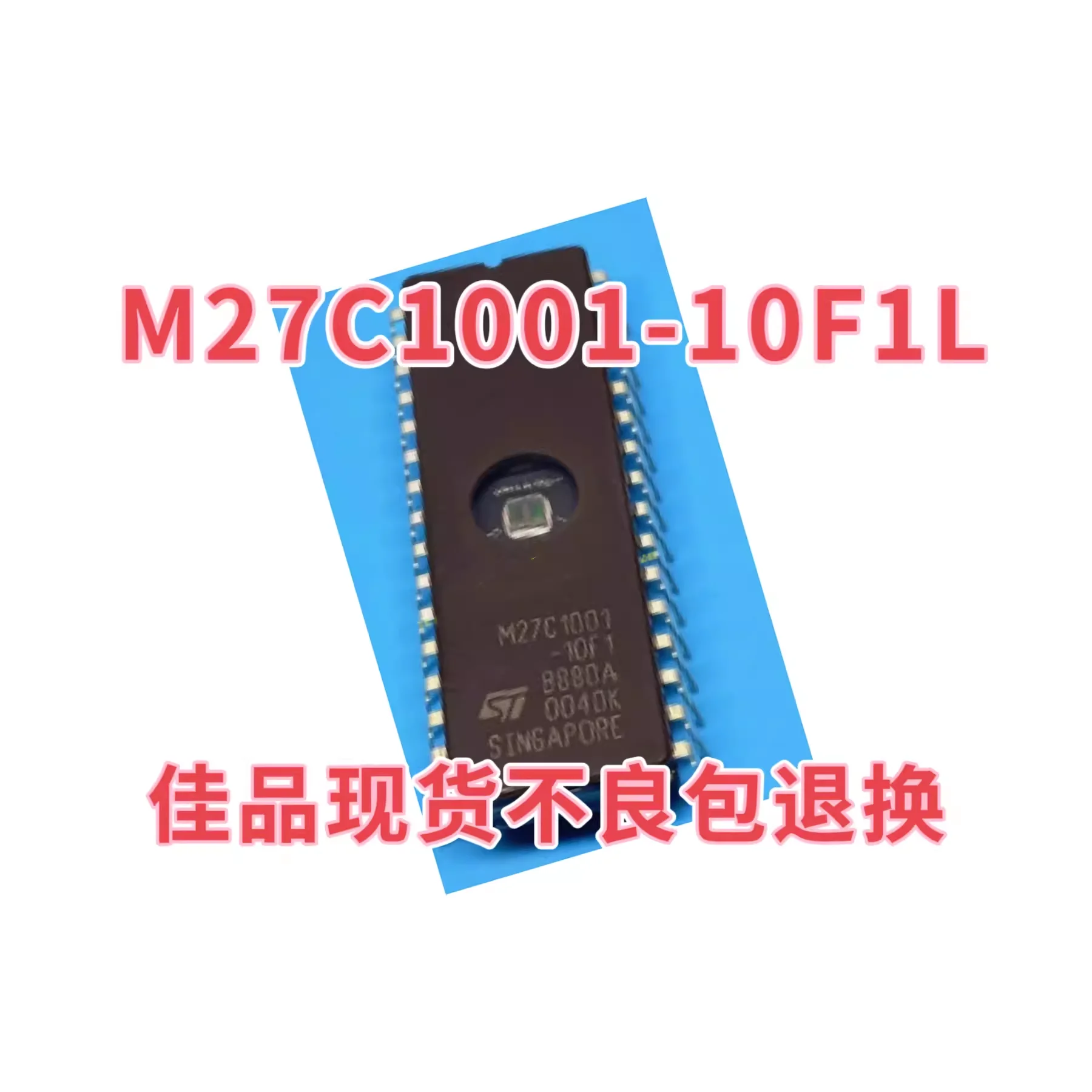 Pacote Inline DIP-28 Memory Chip, M27C1001-10F1L, M27C1001