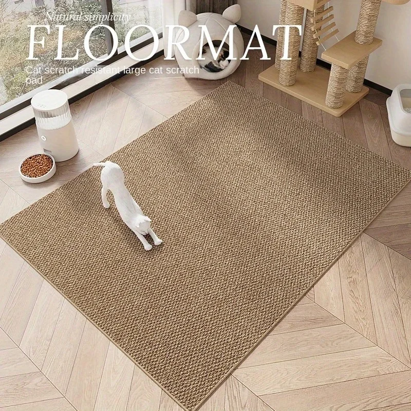 VIKAMA Tapis de sol antidérapant en bois de style japonais pour cuisine, résistant à la saleté, tapis de bienvenue d'entrée, décoration de la maison