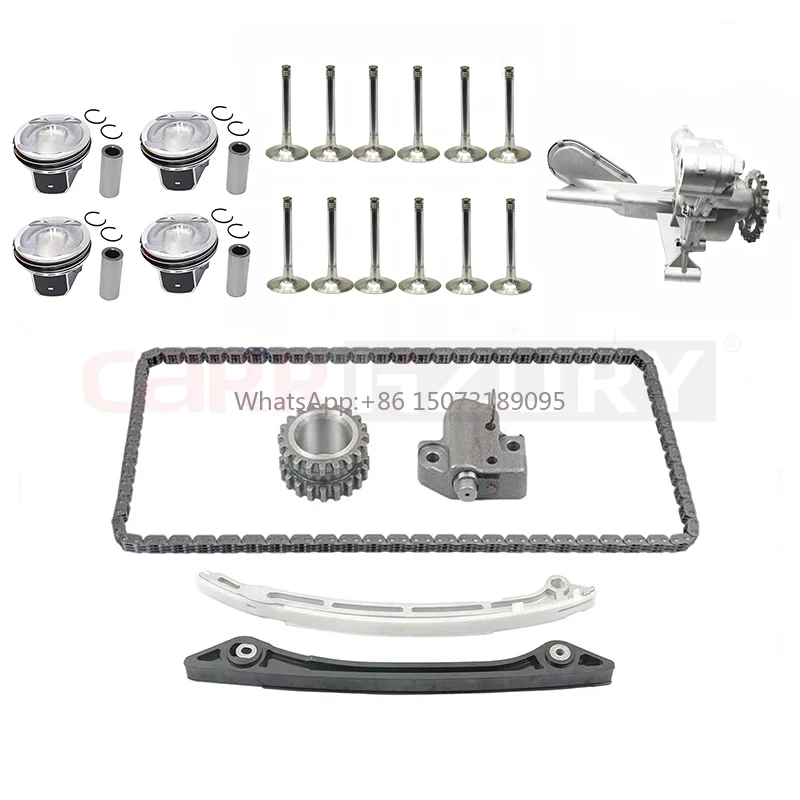 

Carrhzury KCA229 КОМПЛЕКТ ГРМОВОГО ЦЕПИ КЛАПАН ПОРШНИКИ Подшипники Масляный насос для двигателя LAND ROVER RANGE ROVER EVOQUE 2,0 204PT 2010-2022