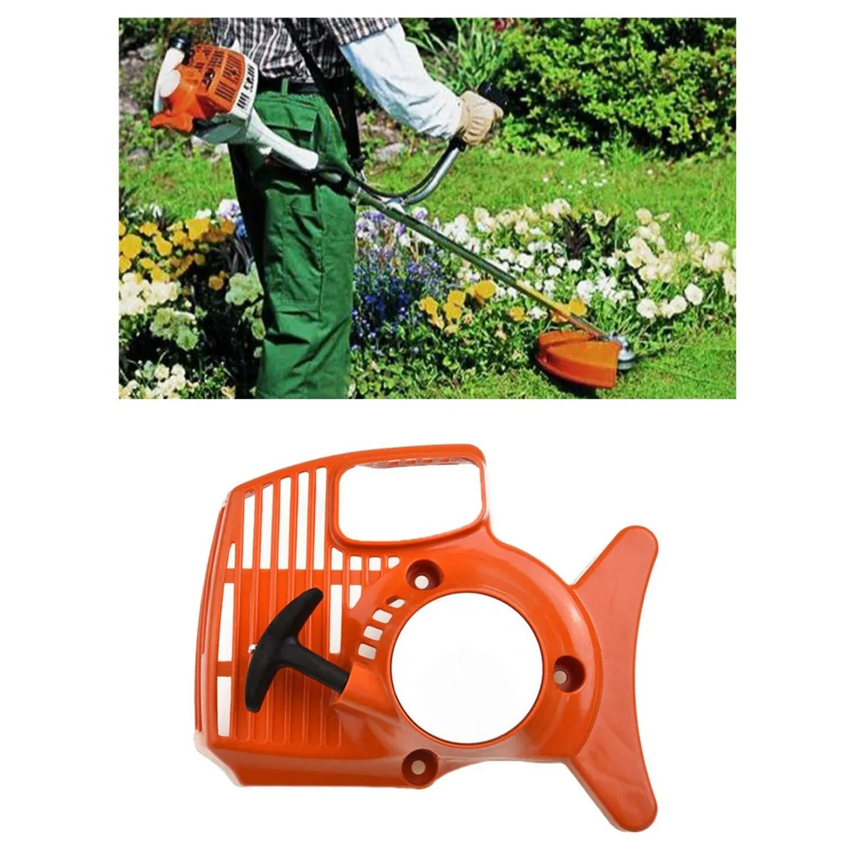 4140 190 4009 Recoil Starter สําหรับ Stihl FS38 FS45 FS46 FS55 FS55C FS55R HL45 KM55 KM55C KM55R KM55RC Weed Eater
