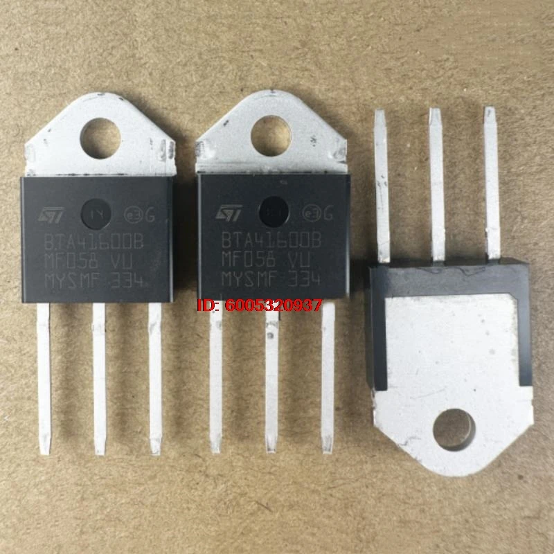 5pcs/lot BTA41600B BTA41-600BRG  NEW Original Genuine Chip Three Terminal Bidirectional Thyristor 40A 600V TOP-3