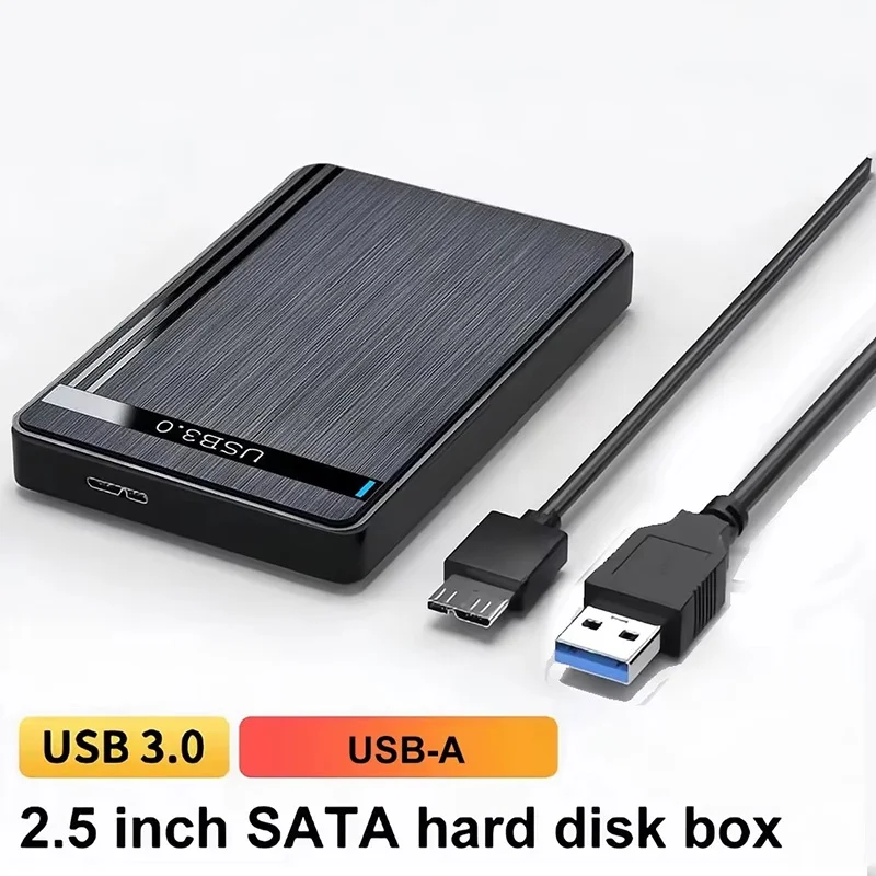 

2.5 Inch External Hard Drive Enclosure USB 3.0 Type C To SATA Hard Disk Case SSD External Storage HDD Box For Laptops Desktop PC