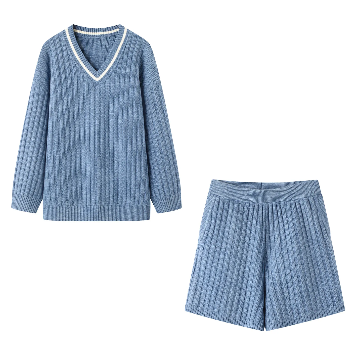 

Lightweight Summer Loungewear Set for Women Matching Top and Shorts Two Piece Set for Women Casual Summer Short BA1225