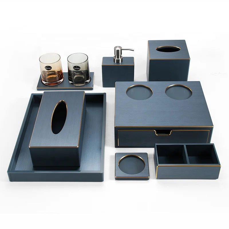 

Custom Modern Eco-Friendly Acrylic Hotel Room Tray For Toiletries Disposable Soap Dish Serving Trays For Bathroom For Travel