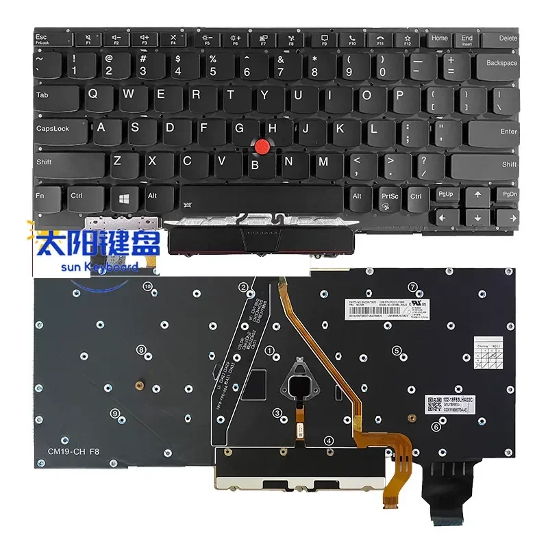 

Keyboard for Lenovo ThinkPad X1 Yoga 2019 4th Gen 2020 5th Gen