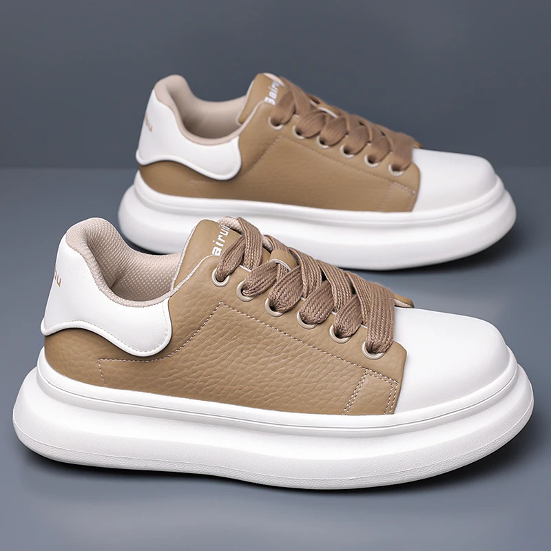 

Men Trendy Lace Up Casual Sports Sneakers Breathable Mesh Non Slip Shockproof Outdoor Daily Commute Walking Footwear