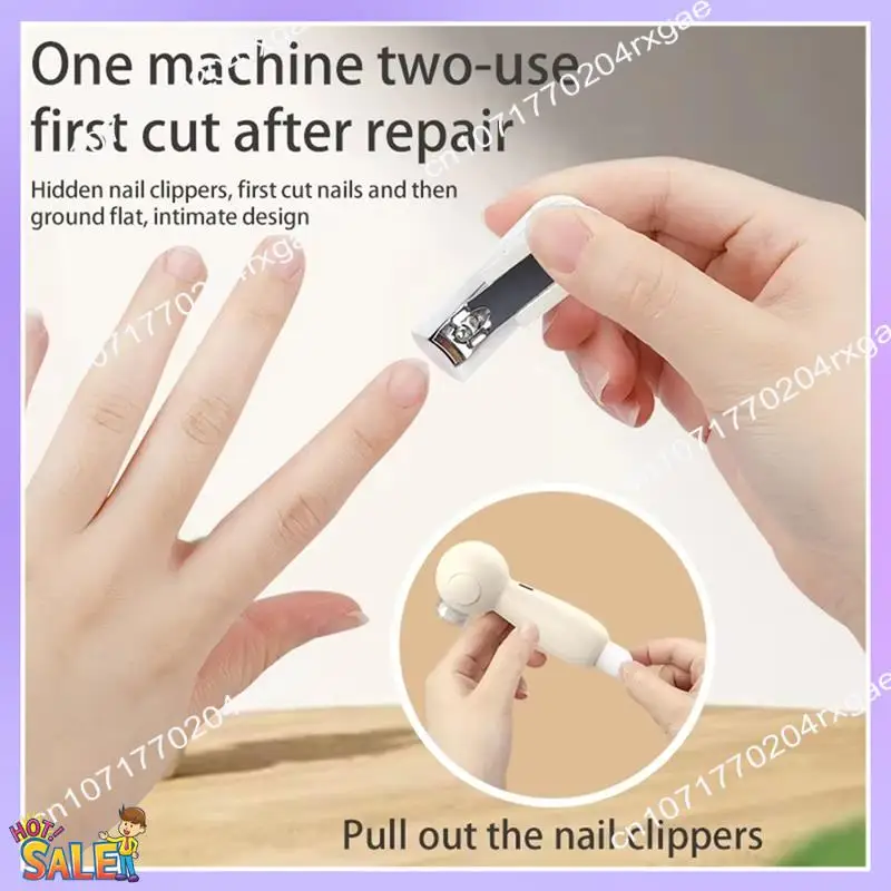 

A16Z электрические детские триммеры для ногтей, многофункциональная пилочка для стрижки ногтей, безопасный маникюрный инструмент