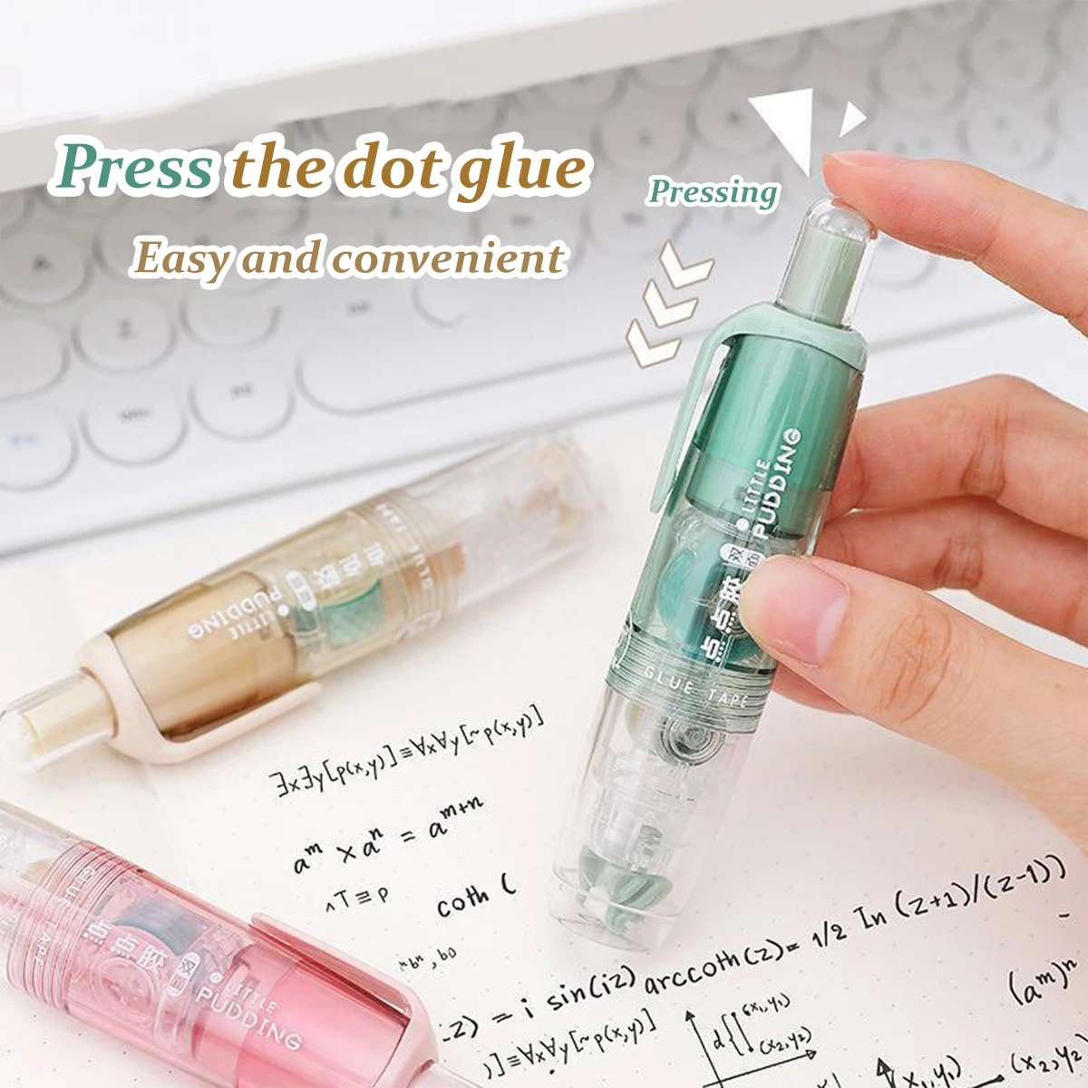 High Appearance Press Dot Glue Transparent Handmade Handmade High viscosity Replaceable Core Craft Stationery Supplies