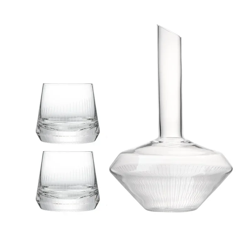 Modern minimalist creative crystal glass wine set wine glass kettle set