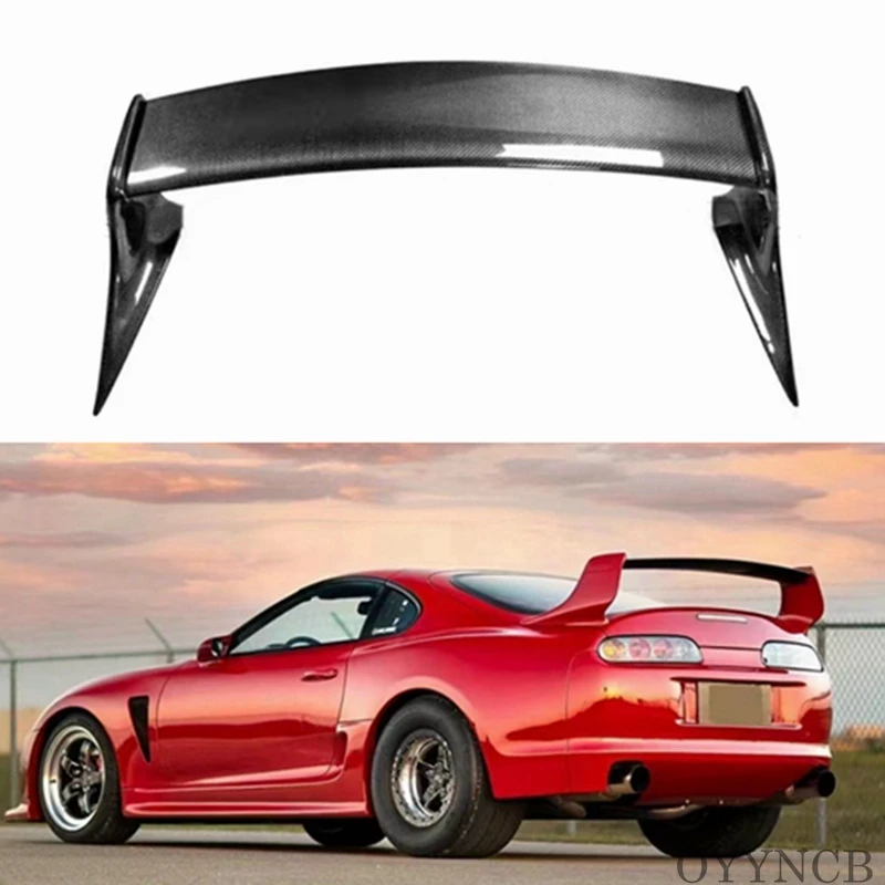 

For Toyota Supra MK4 TRD Style Spoiler JZA80 Carbon Fiber Rear Wing Trunk Spoiler 1993-2002