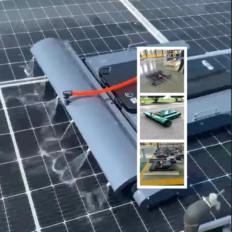 Solar Panel Cleaning Machine Remote Control Cleaning Robot Equipment to Clean Solar Panels