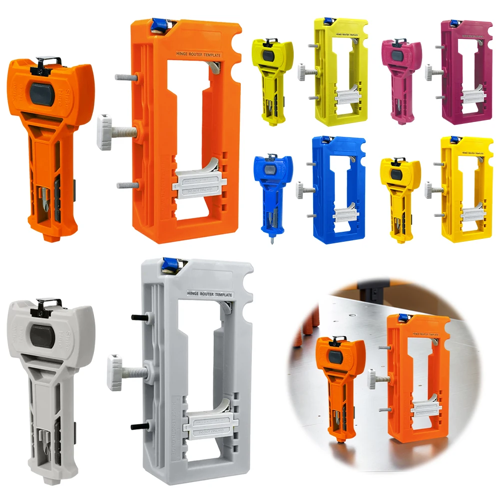 

Door Hinge & Door Latch Installation Kit Door Lock Installation Kit DIY Hinge And Latch Installation Kit Woodworking Tool