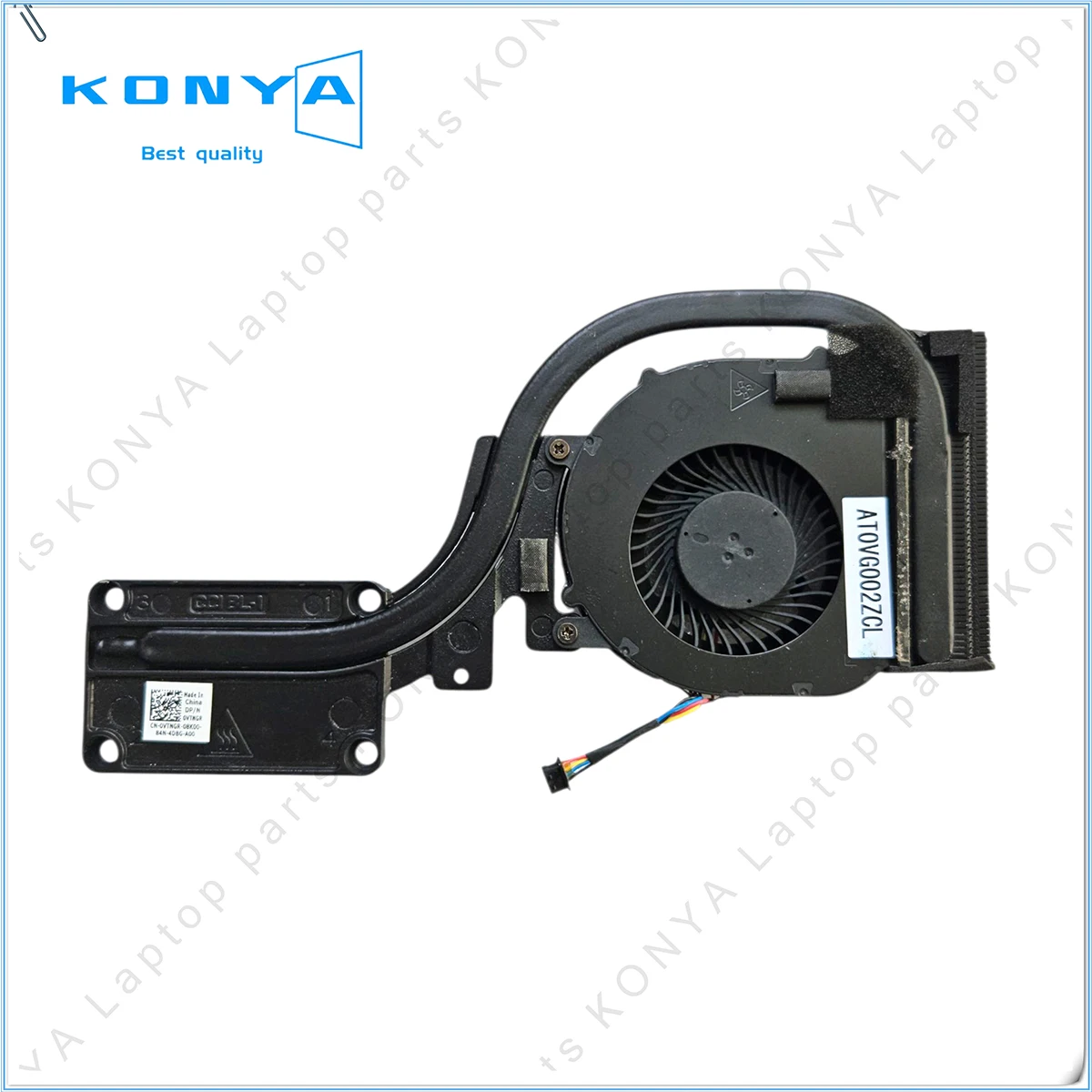 New Original For Dell Latitude E6440 Series Laptop Heatsink Fan CPU Cooling Copper Tube Assembly VTNGR AT0VG002ZCL