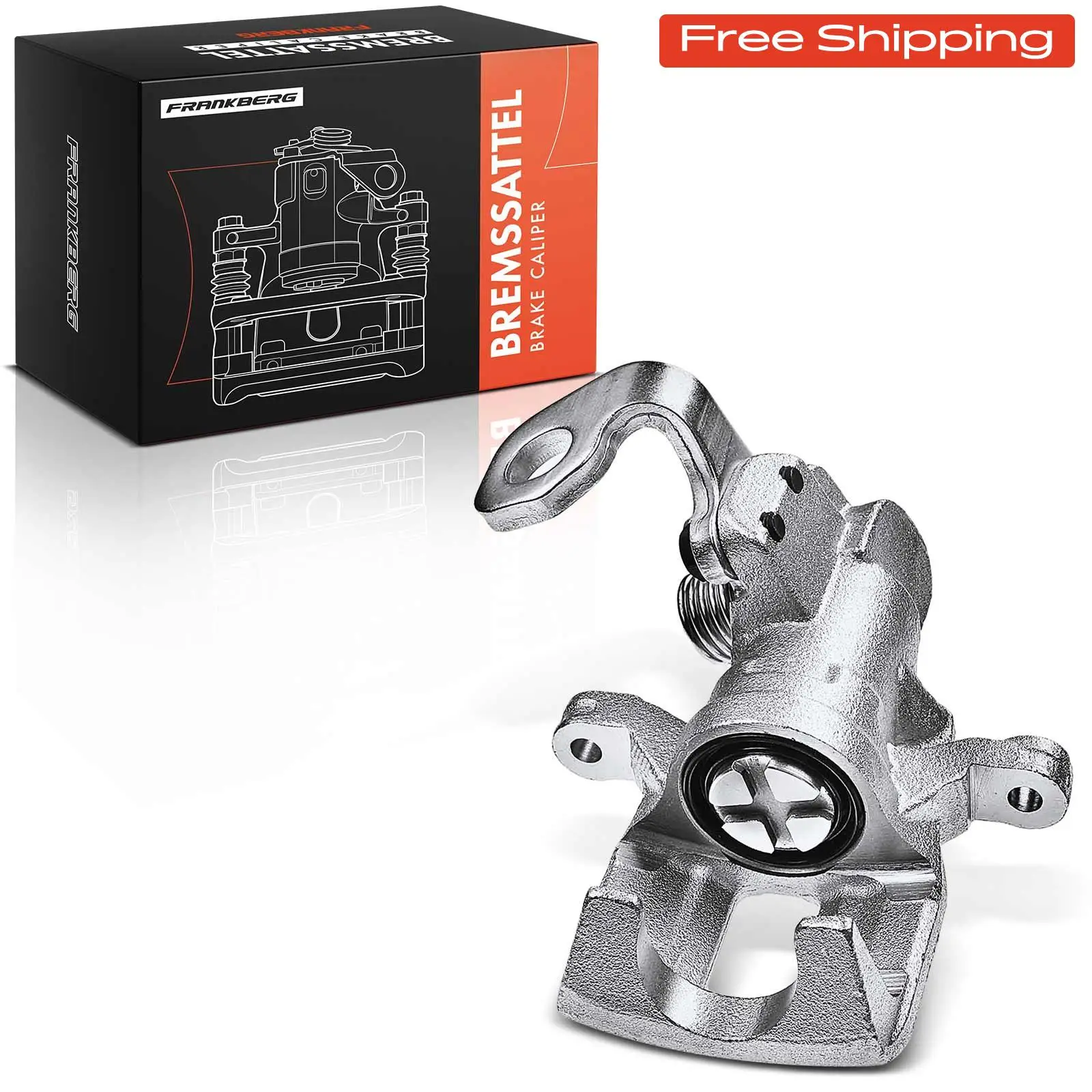 Frankberg 1x Remklauw Achteras Links voor Honda Jazz III GE GG GP ZA Jazz IV GK Bj vanaf 2008 43019-TAR-G01 43019-TG5-H01