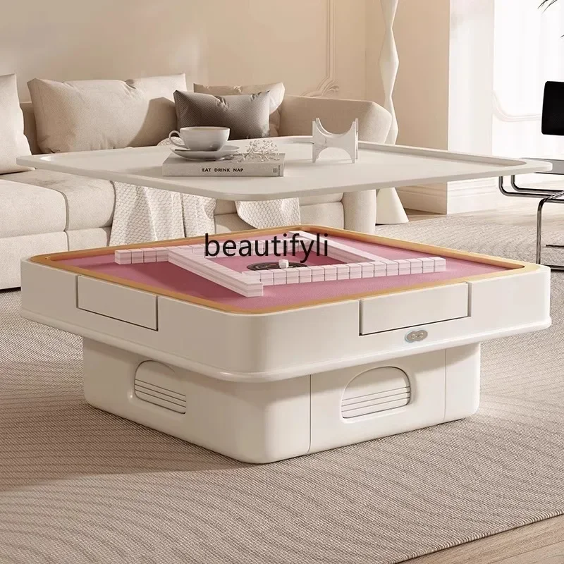 

HMultifunctional lifting mahjong machine, automatic coffee table, living room mahjong table integrated dual-purpose