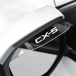 Transparent Car Rain Eyebrow Cover Rearview Mirror Visor Auto Exterior Accessories For Mazda CX5 CX-5 KE KF AWD Skyactiv CX 5