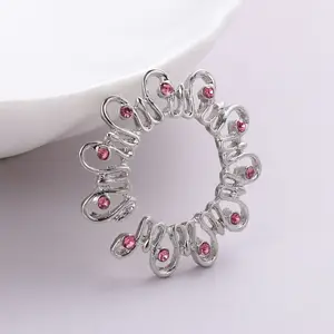 1pc nicht pierkender falscher Nippelring Mode runder Körperschmuck 316L Chirurgischer Stahl Nickellar-Frauen sexy primäre Sitte 6 Hauptnippelclip -Verkauf - №3