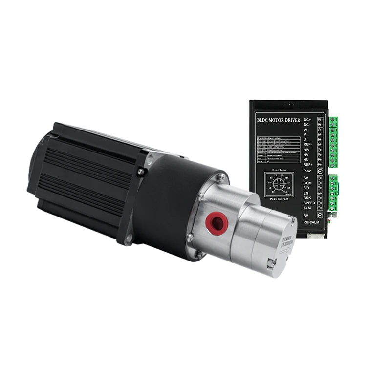 

No Leakage Magnetic Drive Hot Mini Gear Oil Pump Chemical Resistance Pump DC Brushless 150W Motor With Outside Controller