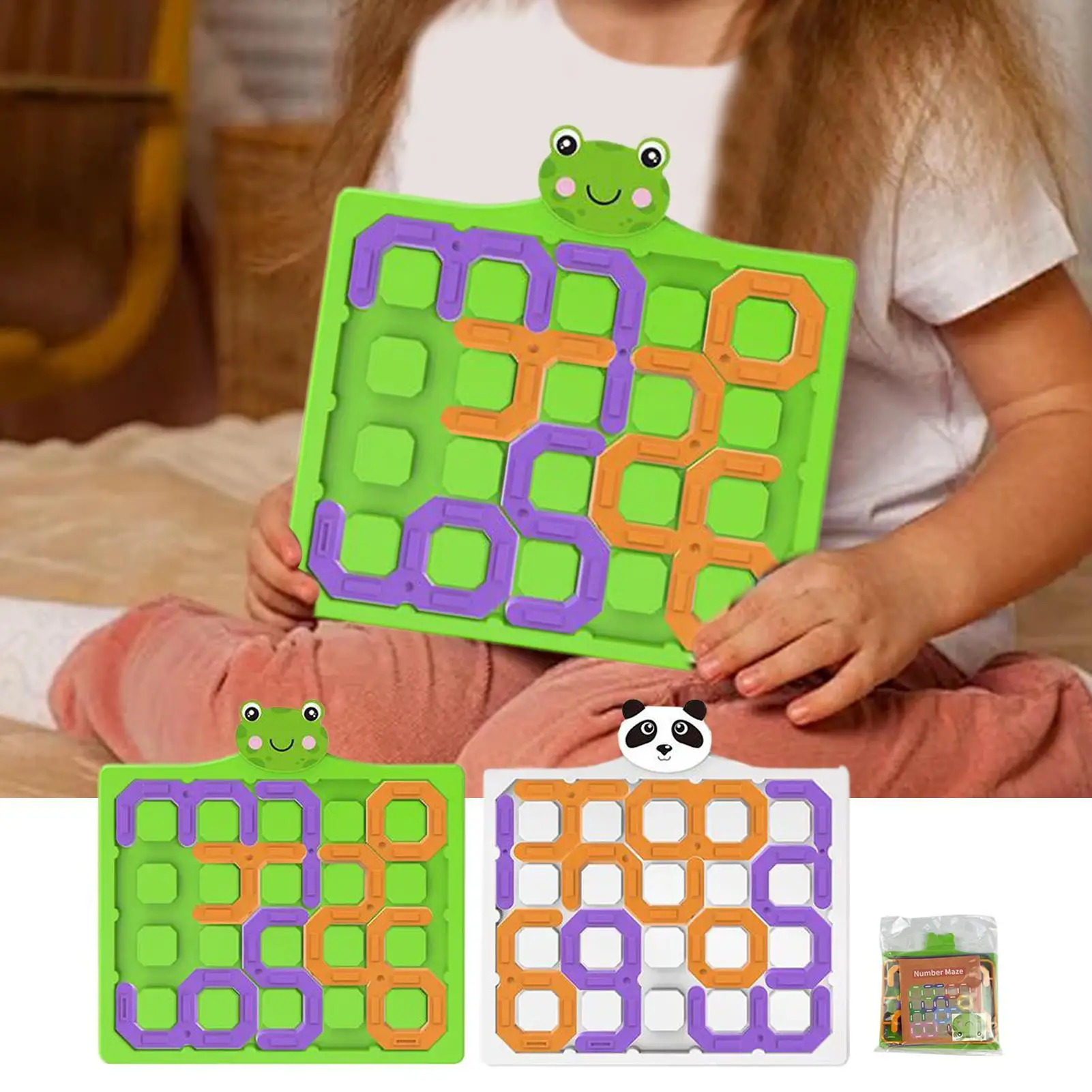 숫자 퍼즐 숫자 미로 게임 어린이를위한 대화 형 교육 Playgame 장난감 소녀 홈 놀이 시간 소년 손-눈 조정