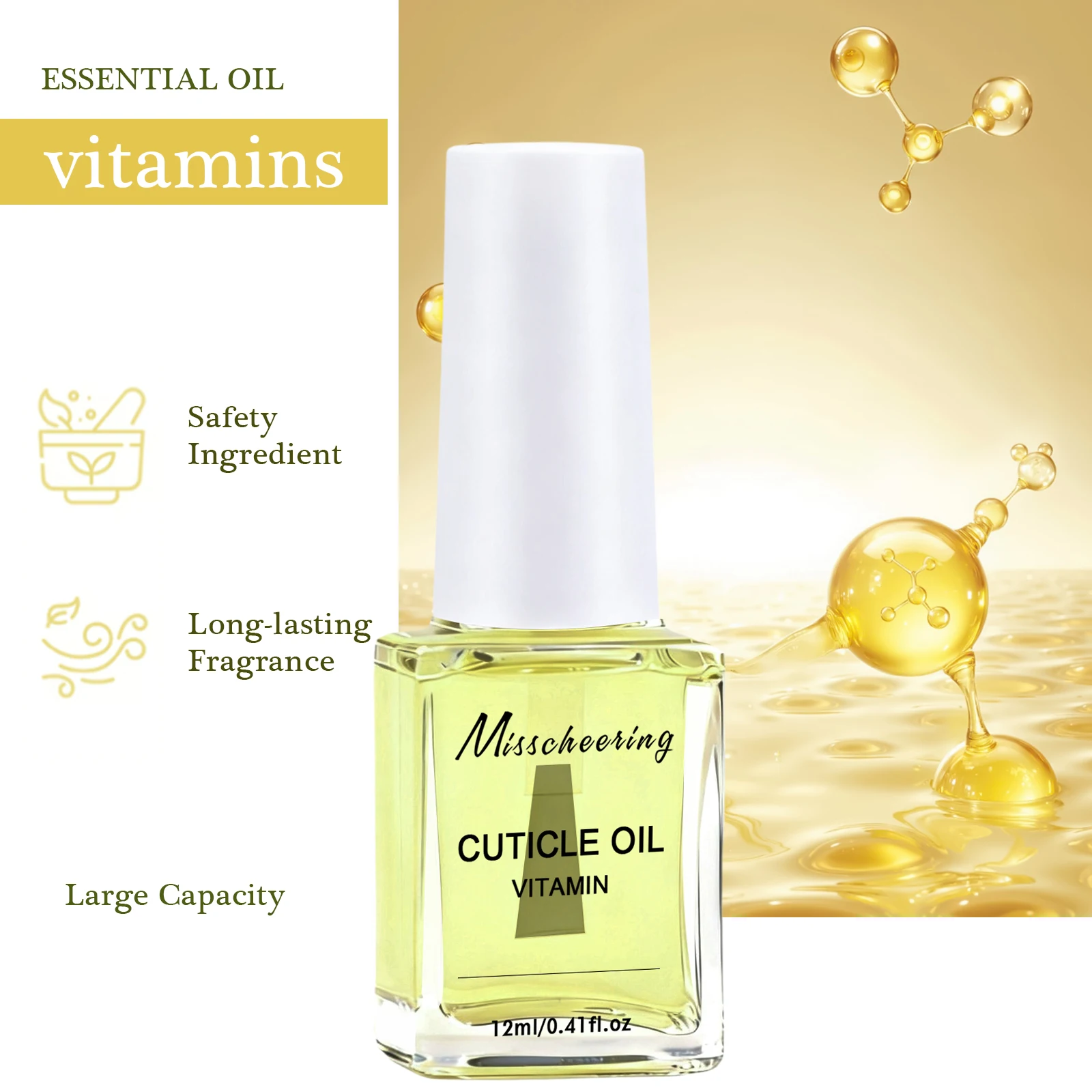 

12 мл питательное масло для стимуляции роста ногтей для восстановления мягких и тонких многослойных ногтей, высококачественное масло для ухода за ногтями